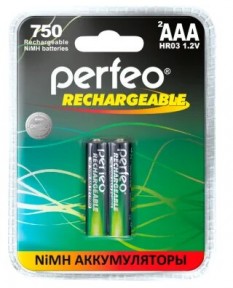 Аккумулятор Perfeo R03 750 mAh