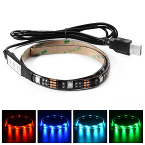 Лента светодиодная Огонек OG-LDL09 RGB 1м, USB